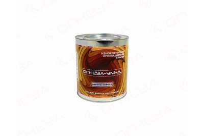 Атмосферостойкая огнезащитная краска ОГНЕЗА-УМ-Д 3 кг