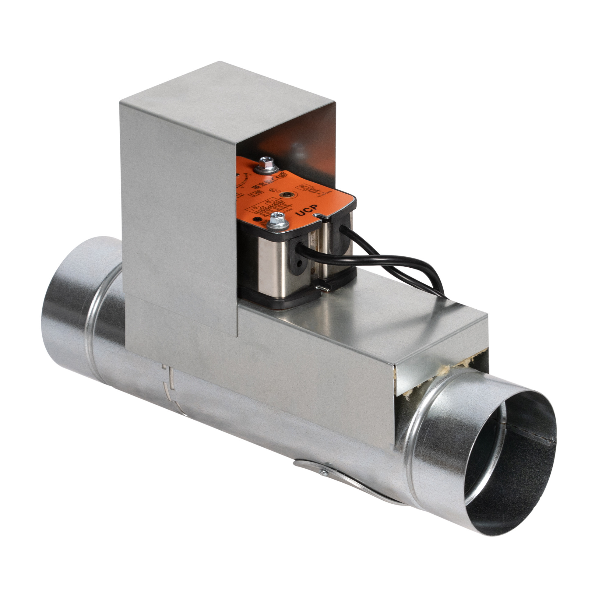 Клапан противопожарный SHUFT SHFDO-120-O-d250-MB230-0-0-0-0, Ø250 мм, EI 120