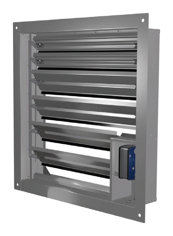 Клапан дымоудаления ДМУ-МС 400×400 многостворчатый Клапан дымоудаления ДМУ-МС 400×400 многостворчатый